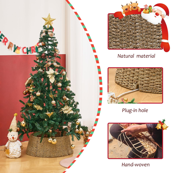 手工编织圣诞树裙-4