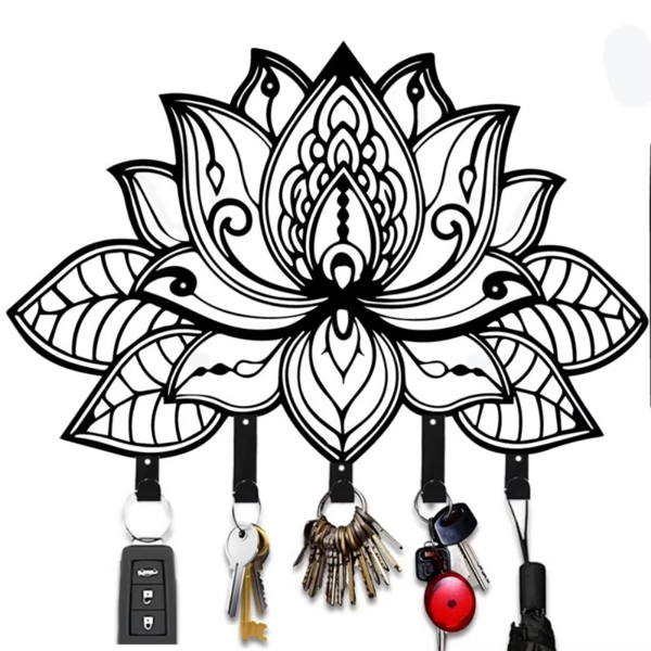 CIFbuy™ 艺术金属壁挂衣架 现代装饰衣帽收纳钩（TikTok、temu下自提）-5