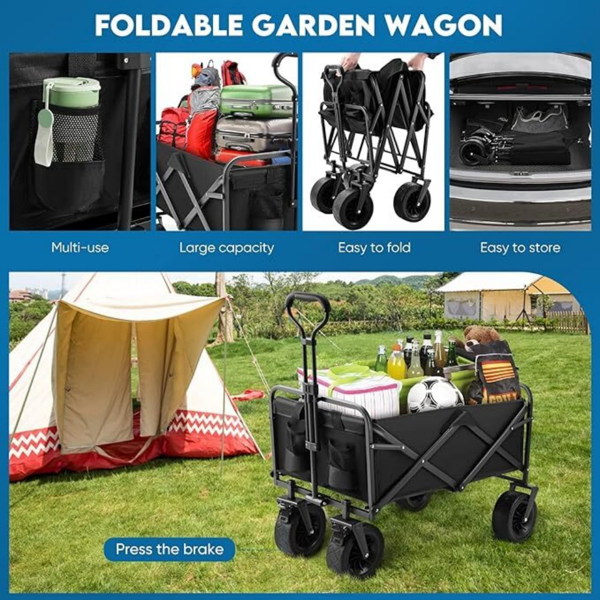 5寸可折叠手推车承载100KG-UK-18