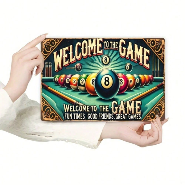 CIFbuy8x12 英寸 ( 20.3x30.5cm )复古风怀旧风铝合金标牌（TikTok、temu下自提）-4