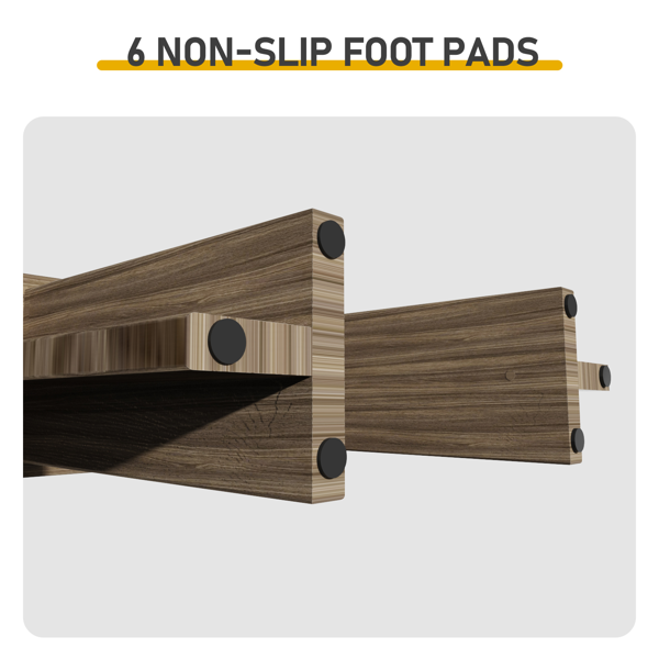 橡木色 T字腿 MDF 贴3D纸 106.5x35.5x75cm 玄关桌 50mm空心板-3