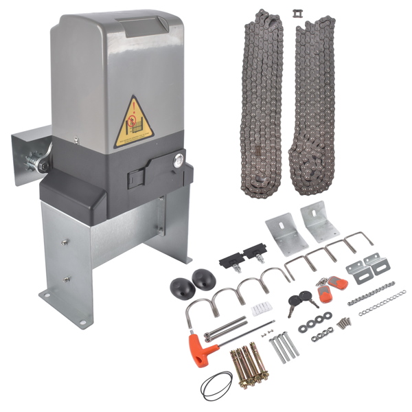 开门机 3300lbs Automatic Sliding Gate Opener Electric Door Operator w/ Infrared Sensors-4