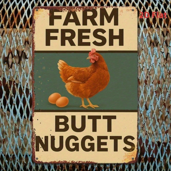 CIFbuy8x12 英寸 ( 20.3x30.5cm )复古风乡村风铝合金标牌Farmhouse（TikTok、temu下自提）-5