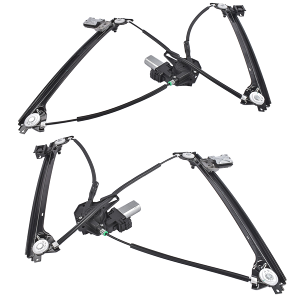 玻璃升降器 Front Left Right Window Regulator with Motor Fit for 2016-2024 Tesla Model X Sport Utility 2Pcs-1