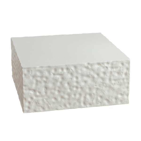 现代方形咖啡桌，色彩搭配独特，无需组装，适用于客厅。-4