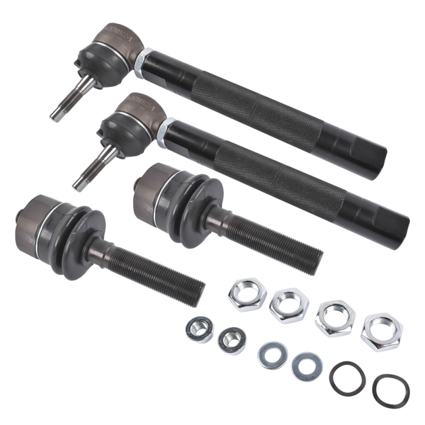 重型拉杆 0-6" Adjustable Heavy Duty Front Tie Rod Ends Set Fits for Cadillac Escalade Chevrolet Tahoe Silverado Suburban GMC Yukon Sierra 1500 2500 1999-2007-2