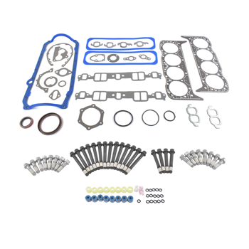 发动机修包 Full Head Gasket Kit & Bolts Fits for Small Block Chevy 350ci 5.7L V8 Engine VIN-K 1987-1996 260-1269