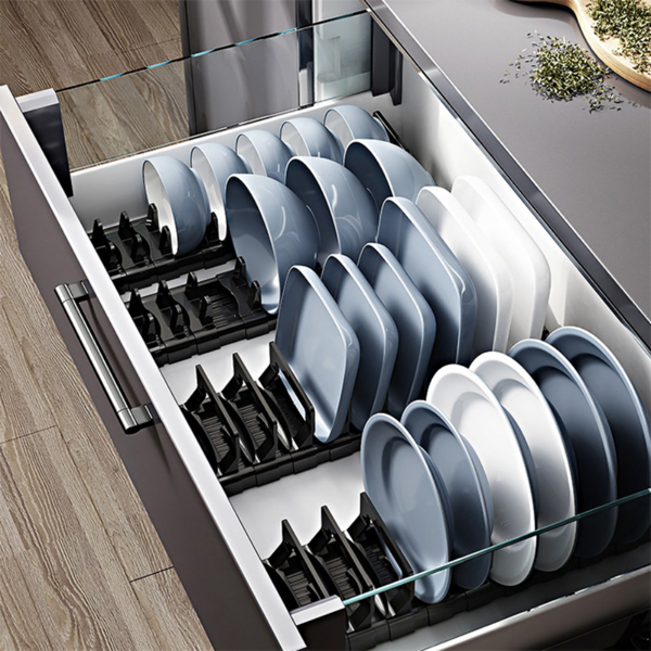 厨房碗碟架 铝制 北欧碟架-40CM-13