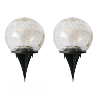 裂纹球灯 大号15cm 暖白 2个装 漩口灯线款（改良） 1200毫安