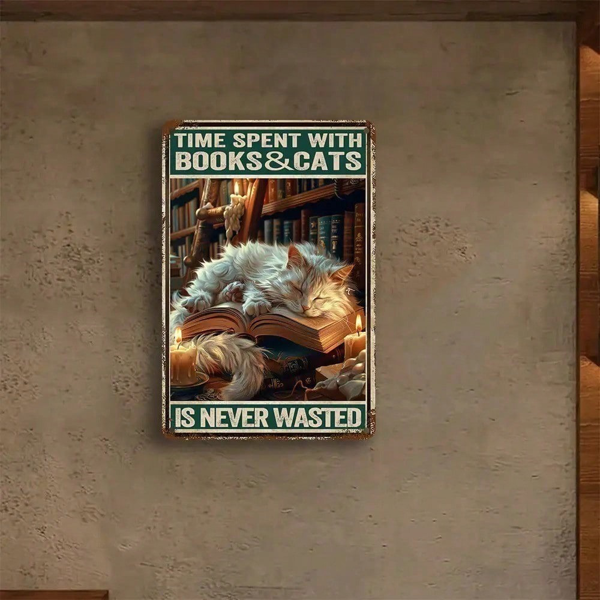 CIFbuy8x12 英寸 ( 20.3x30.5cm )复古风乡村风铝合金标牌适用于家居（TikTok、temu下自提）-5