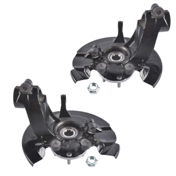转向节总成 Pair Front Left + Right Steering Knuckle & Wheel Bearing Hub Assy Replacement for Ford Escape 2013-2019