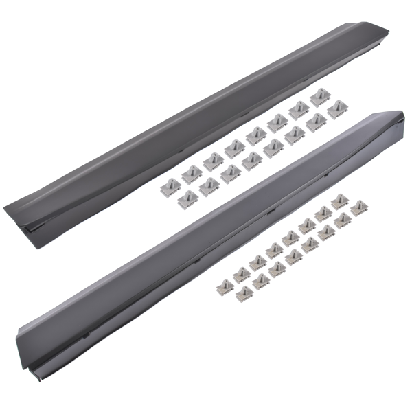 车门下饰条 Pair Front Left & Right Lower Door Trim Molding Black Fit for Cadillac XT5 2.0L 3.6L 2017-2025 85617328 85617327-3