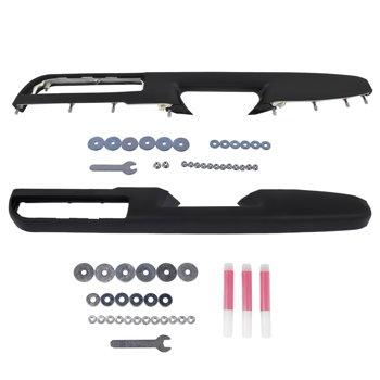 门扶手 Front Driver and Passenger Side Door Armrest Black for Chevy Avalanche Tahoe Silverado Suburban GMC Sierra Yukon Stainless Steel 80994 20920362 20954878