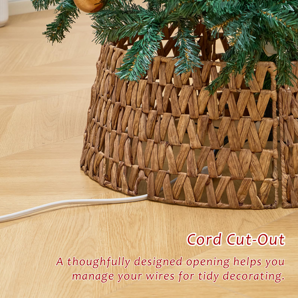 手工编织圣诞树裙-8