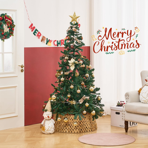 手工编织圣诞树裙-4