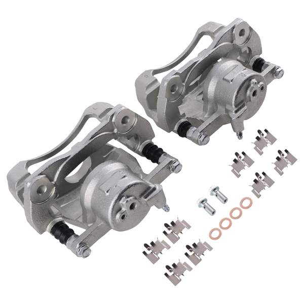 碟式刹车卡钳一对适用于2009-2019款丰田卡罗拉前轮驾驶员侧和乘客侧-2