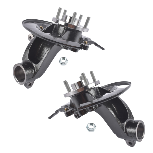 转向节总成 Pair Front Left + Right Steering Knuckle & Wheel Bearing Hub Assy Replacement for Ford Escape 2013-2019-7