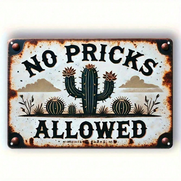 CIFbuy12x8 英寸 ( 30.5x20.3cm )复古风乡村风铝合金标牌（TikTok、temu下自提）-1