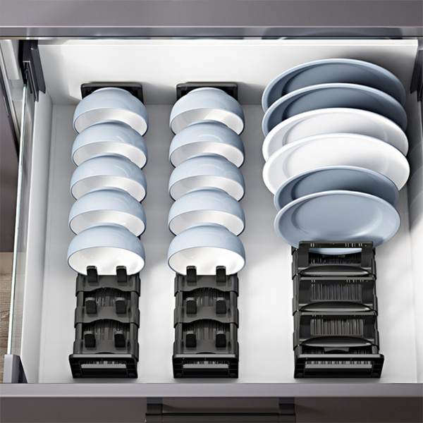 厨房碗碟架 铝制 北欧碟架-40CM-12