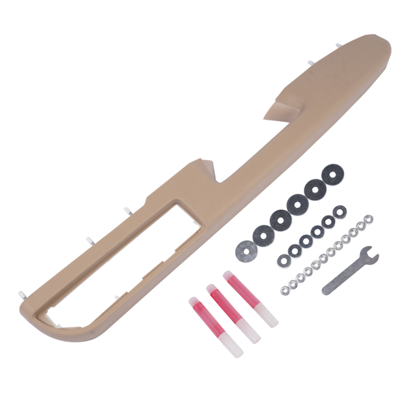 门扶手 Right Passenger Door Armrest Panel Tan for Chevy Avalanche Tahoe Silverado Suburban GMC Sierra Yukon Stainless Steel 80995 20954880 20954888-9