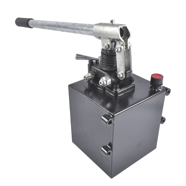 液压泵 Double Acting Hydraulic Piston Hand Pump with Valve 2.7 CID 5 Quart 3600 PSI 3/8" NPT-7