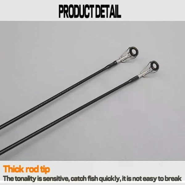 6英尺超轻碳纤维抛投式纺车钓竿-2