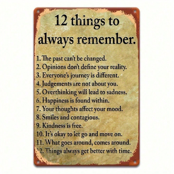 CIFbuy8x12 英寸 ( 20.3x30.5cm )复古风乡村风铝合金标牌Farmhouse适用于家居（TikTok、temu下自提）-4