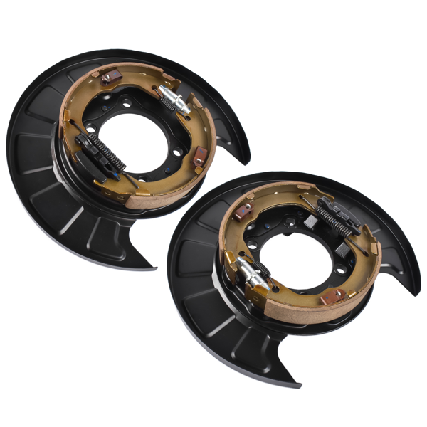 挡泥板总成 2X Parking Brake Assy Rear Left & Right Fit for Hyundai Santa Fe 2006-2009 2.7L 3.3L 582502B000, 582702B000-7