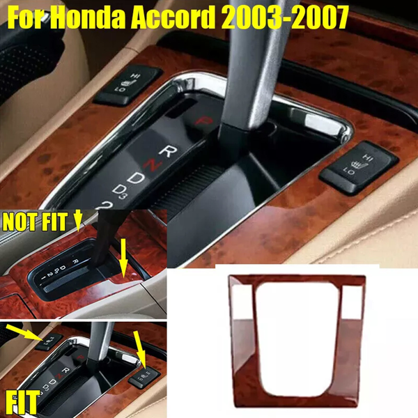 适用于2003-2007款本田雅阁的木纹汽车中控台换挡面板装饰条-11