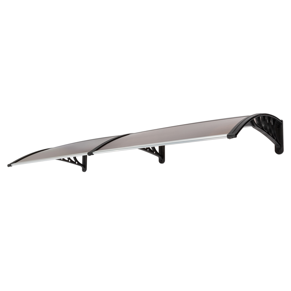 80*38in 棕色板黑色支架 雨篷 塑料支架 阳光板 前后铝条(82632470同款）-10