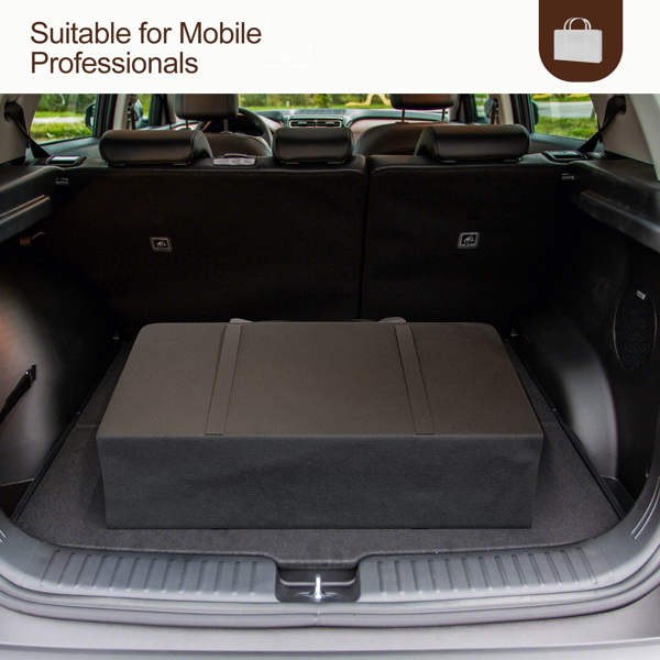 便携式客户纹身椅 72英寸，可折叠移动按摩床带收纳袋，白色-8