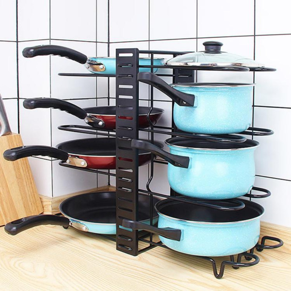 厨房锅盖架 D061-2 八层 4.5mm线径-10