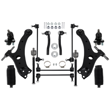 14件式悬挂前下控制臂拉杆，适用于2007-2011款丰田凯美瑞