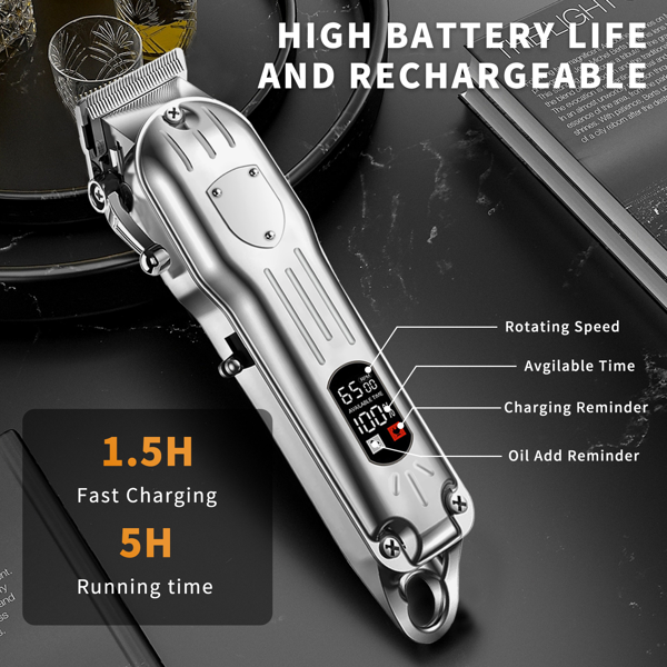 男士光头剃须刀旋转式电动剃须刀无绳电动剃须刀可充电式防水男士光头剃须刀多功能光头剃须美容套装-4