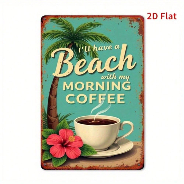 CIFbuy8x12 英寸 ( 20.3x30.5cm )复古风怀旧风铝合金标牌适用于Kitchen（TikTok、temu下自提）-2