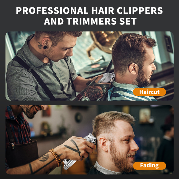 男士光头剃须刀旋转式电动剃须刀无绳电动剃须刀可充电式防水男士光头剃须刀多功能光头剃须美容套装-3