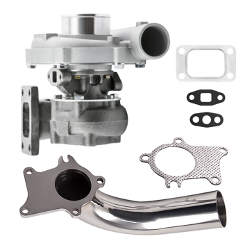 涡轮增压器+落水管 63 A/R STAGE III T04E T3 T4 44 TRIM COMPRESSOR TURBO TURBOCHARGER 5-BOLT