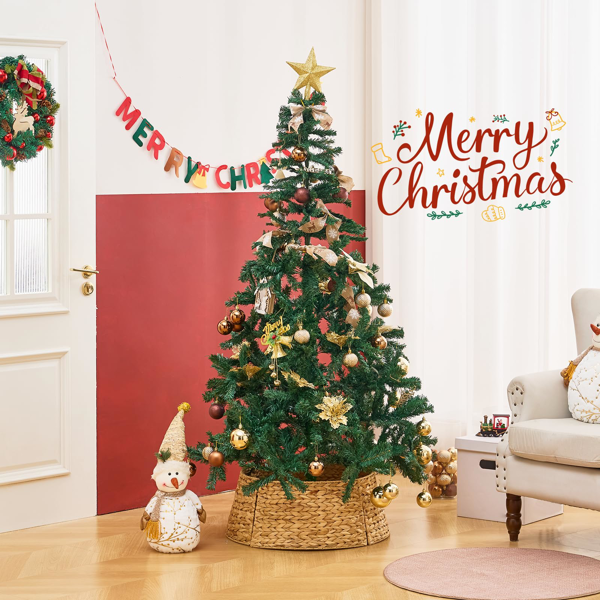 手工编织圣诞树裙-4