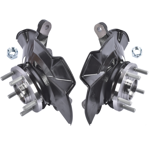 转向节总成 2Pcs Front Spindle Knuckle Steering Left & Right Fit for Kia Sportage EX LX 2.0L l4 2.7L V6 698-057 698-056-7