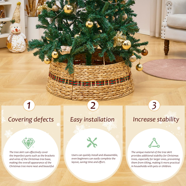 手工编织圣诞树裙-5