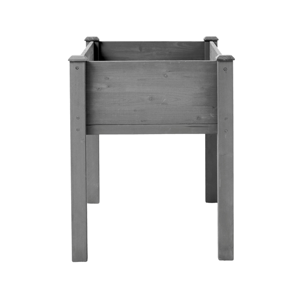 48x24x30英寸带支腿高架式花园种植箱，户外木制花盆，适用于种植花卉、水果、蔬菜和香草植物。-7