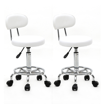椅子 技师椅 白色 2个装 131306