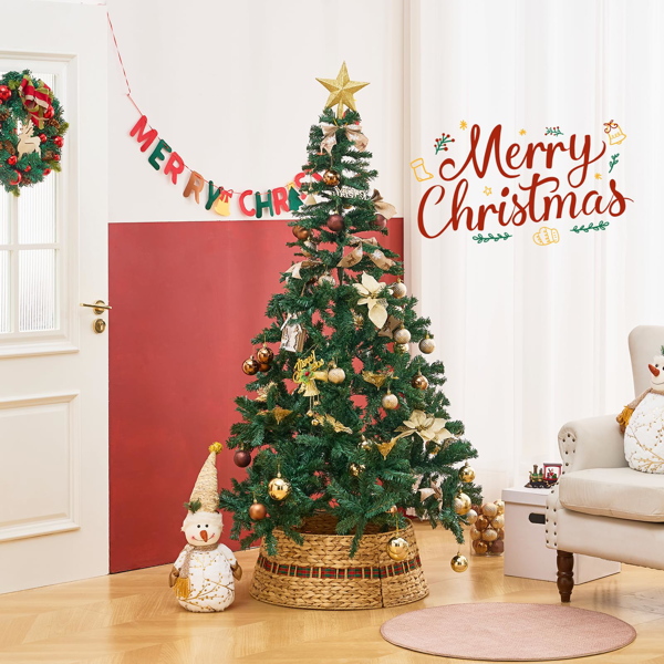 手工编织圣诞树裙-3