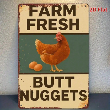 CIFbuy8x12 英寸 ( 20.3x30.5cm )复古风乡村风铝合金标牌Farmhouse（TikTok、temu下自提）