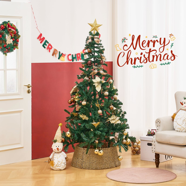 手工编织圣诞树裙-5