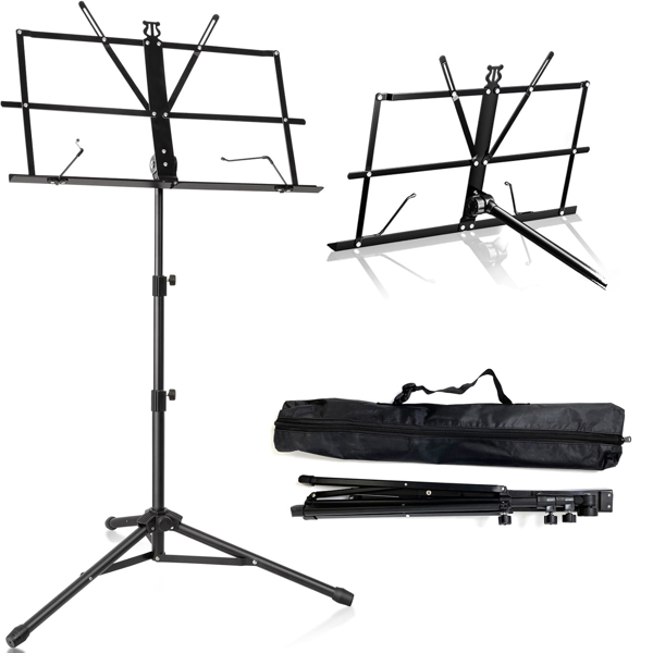 乐谱架 带收纳包 HY-202(胶头链接）-1