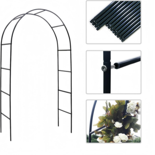 2.4M花园攀爬植物拱门-5
