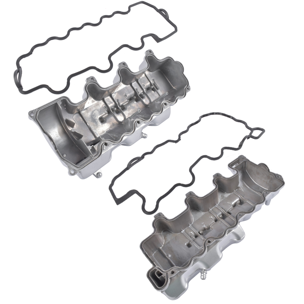气门室盖 2x Engine Valve Cover Left and Right Fit for Mercedes C280 C320 CLK320 E320 ML320 ML350 S350 SLK320 1998-2006 A1120100530 A1120100430-6