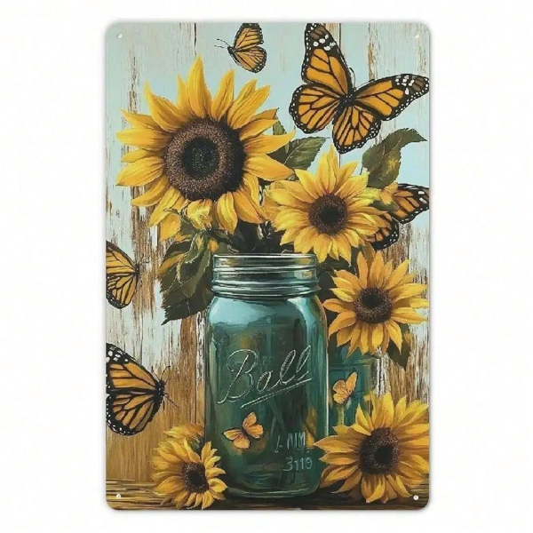 CIFbuy8x12 英寸 ( 20.3x30.5cm )复古风乡村风铝合金标牌适用于家居（TikTok、temu下自提）-7