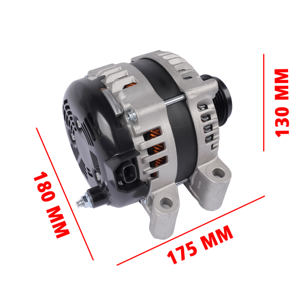 发电机 12V 220A Alternator with 6-Groove Pulley Fits for Cadillac XTS 2013-2019 3.6L V6 23113530-5